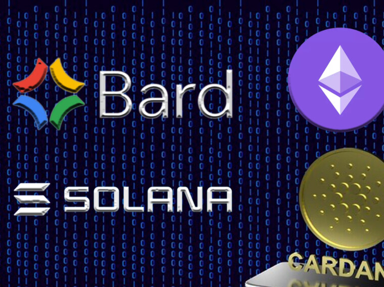 Google Bard's Crypto 2023: Ethereum 2.0, Solana and Cardano